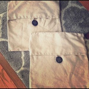 Pottery Barn Linen Throw Pillow Covers (Pair)